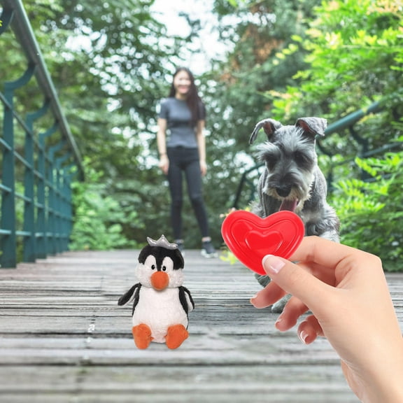 Niceauty Dog Heartbeat Toy Comfort and Security Red Plastic 1Pack