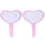 Milisten 2Pcs Handheld Whiteboard Heart White Board Dry Erase White Board Hand Held Writing Board for office