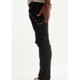 thumbnail image 6 of Embellish NYC Men's Rip & Repair Buckle Straps Distressed Skinny Fit Denim Jeans (30, Black), 6 of 6