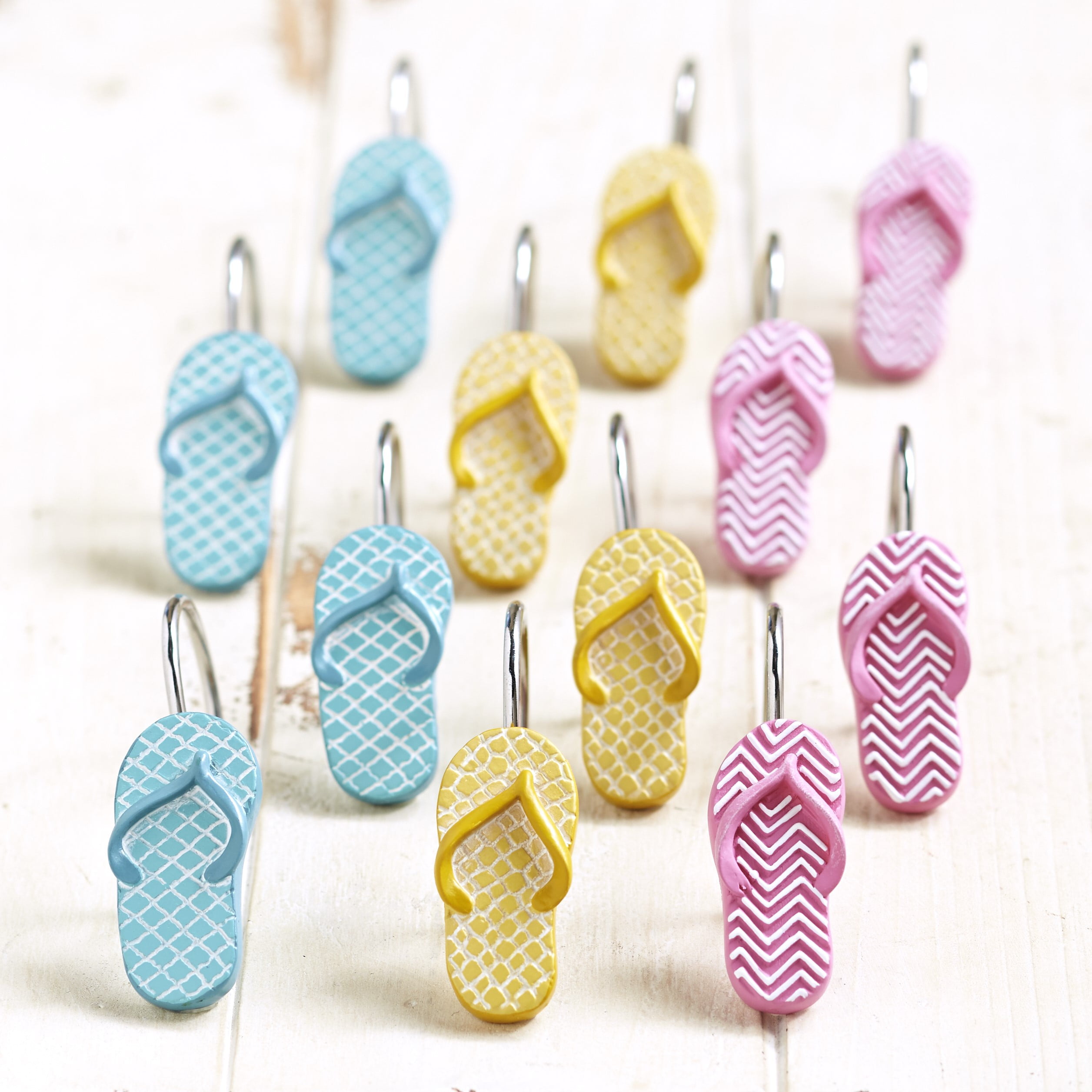 flip flop shower curtain rings