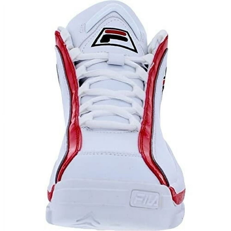 Fila Kids Grant Hill 2 Sneakers, Big Kid, WHT/FRED/BLK, Leather