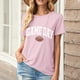 thumbnail image 1 of Karight Football Shirts for Women Game Day T Shirts Football Outfits Funny Graphic Tee Casual Short Sleeve Tee Shirts, 1 of 4