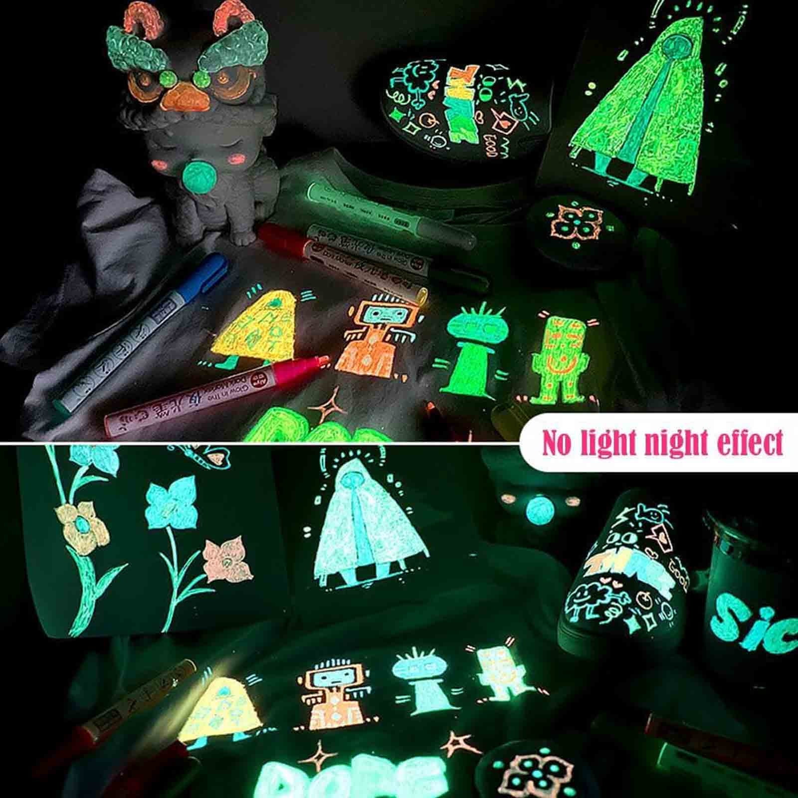 Cadorn Colorful Glow - in - the - Dark Pens - Add a Magical Touch to Your Writing and Drawing!