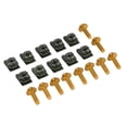 thumbnail image 1 of Juego de tuercas de montaje 5 * 16MM Kit de pernos de cuerpo de carenado de motocicleta Tornillo Spire Speed ​​Fastener Clip Nut(Oro), 1 of 5