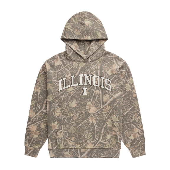 Men's Uscape Apparel  Camo Illinois Fighting Illini Back Bay Fleece Hoodie