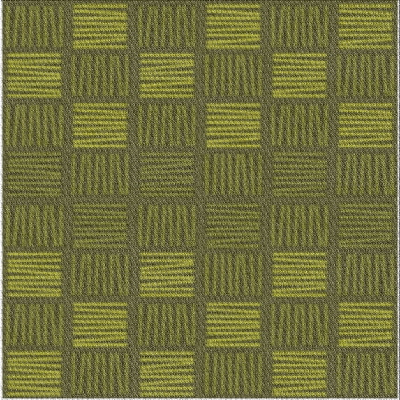 Ahgly Company Machine Washable Indoor Square Transitional Army Green Area Rugs, 10' Square