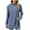 Blue(Trending), variant on Lightweight Tunic Sweaters High Neck Fall Fahion 2025 Long Sleeve Shirts Side Slit Loose Pullover Sweaters,Black,L