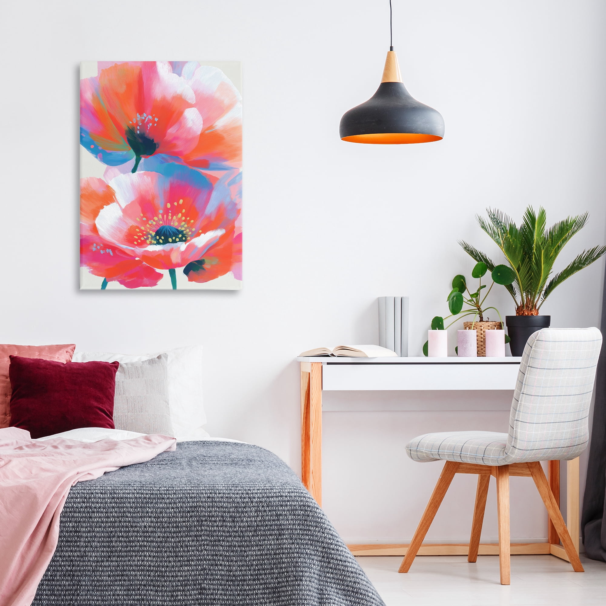 Stupell Industries Poppies in Soft Light Canvas Wall Art, design by Chromatic Storm Studio