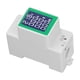 thumbnail image 5 of Medidor de riel DIN, voltímetro digital, amperímetro, monitor de energía, multímetro, comprobador, CA 50-300 V, 100 A, 5 of 14