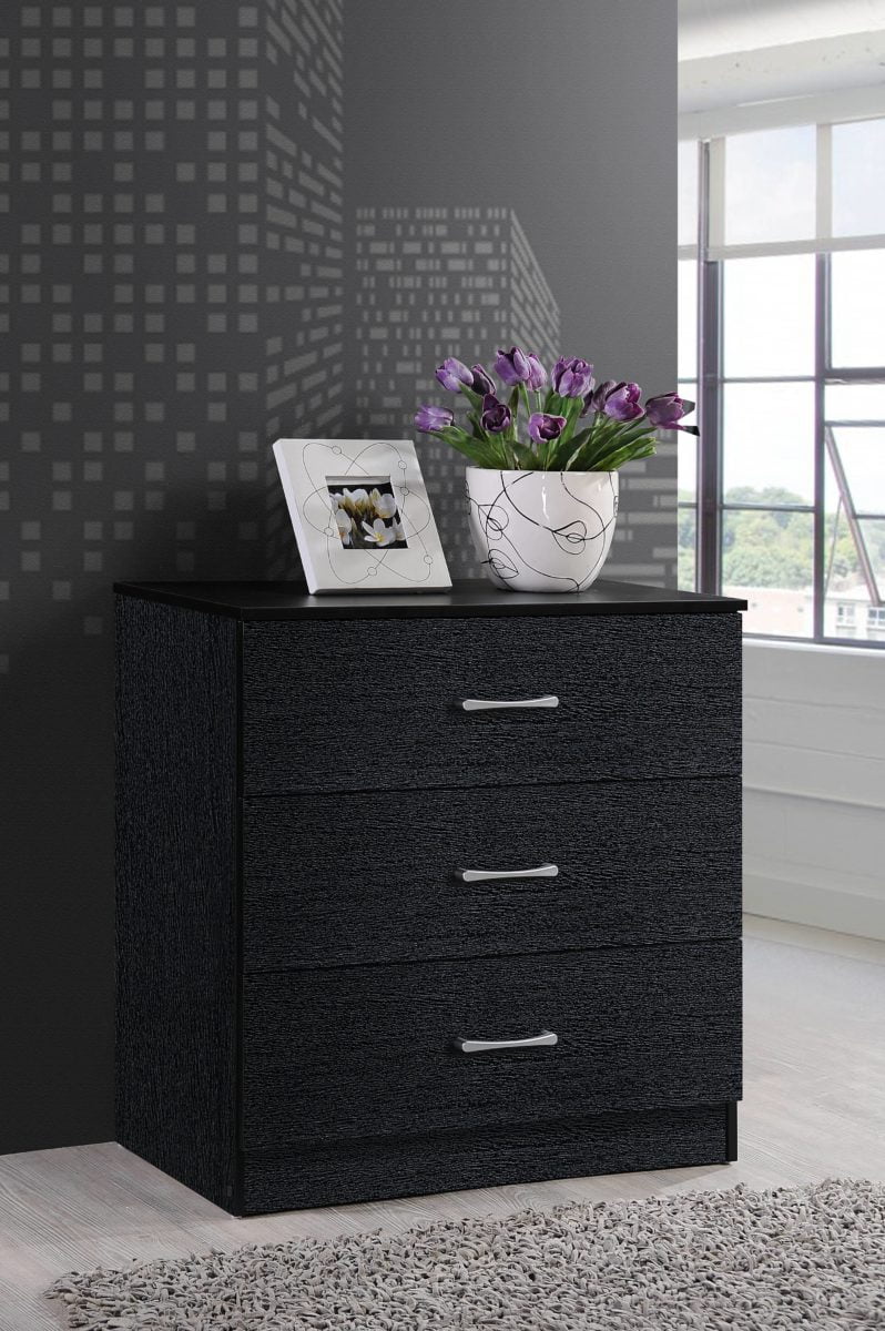 hodedah black nightstand