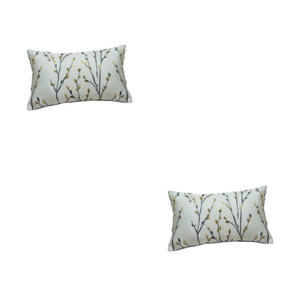Funda de Almohada Injueey Spandex Flores y Plantas 45x45cm