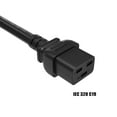 thumbnail image 3 of Cable Leader 10ft NEMA L6-20P to C19 Heavy Duty Power Cord 12 AWG, Black, 3 of 4