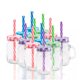 thumbnail image 1 of Paquete de 24 Frascos Tarros Mini Mason De Vidrio Con Asa Elegir Tapa Drink Lab  Liso Transparente 118ml, 1 of 1