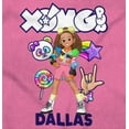 thumbnail image 2 of XOMG POP Dallas Rockstar Cartoon Women Plus Size Graphic Tee Tees Brisco Brands 2X, 2 of 5