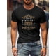 thumbnail image 1 of Camiseta informal de manga corta para hombre con estampado de letras vintage, algodón transpirable, cuello redondo, perfecta para salidas de verano. Camiseta para adultos, hombres, mujeres, adolescent, 1 of 4