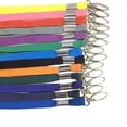 thumbnail image 3 of Convenient Safety Break Length 90 Cm ID Pass Card Badge Metal Clip Plain Lanyard Lobster ID Card Pass Holder Lanyard Neck Strap WHITE, 3 of 7