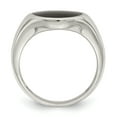 thumbnail image 2 of Sterling Silver Onyx Inlay Ring QR7005, 2 of 6