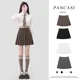 thumbnail image 2 of Elegante minivestido estilo preppy, falda plisada de cintura alta, corte en A, para primavera y verano, 2 of 5