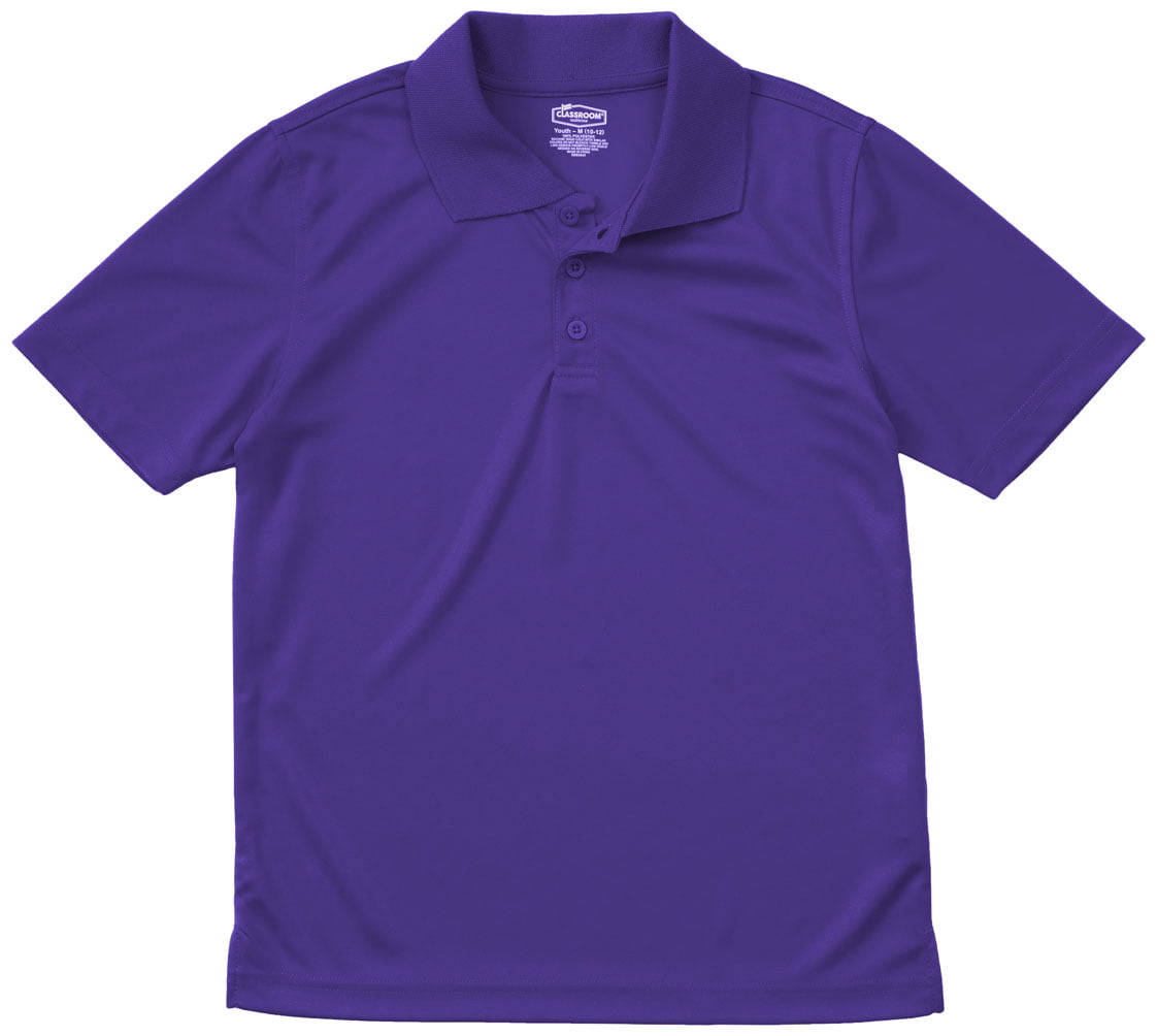 Classroom School Uniforms Boys' Youth Unisex Moisture-Wicking Polo Shirt 