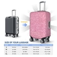 thumbnail image 6 of Bixox Washable Glitter Pink Printed Luggage Cover, Fashion Suitcase Protector Fits for Medium luggage, 6 of 8