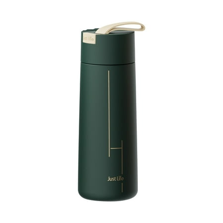 

Wuztai Travel Mugs (Green) Coffee Mug With Lid 304 Stainless Steel Insulation Cup Solid Color Pithy Small Fresh Insulation Cup