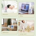 thumbnail image 2 of Zetiling Essential Oil Plug in Diffuser, Wall Mounted Automatic Air Freshener Dispenser, Nano Spray Essential Mist Diffuser with 4 Gear LED Display, 2 of 8