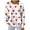 #063-White, variant on Craaazy Valentine's Athletic Shirts for Women Love Heart Colorful Print Loose Tops Gifts
