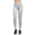 thumbnail image 3 of DailyWear Womens Full Length Active Plain Cotton Leggings H.Grey, XLarge, 3 of 4