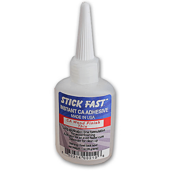 Stick Fast CA Thin Wood Finish, 1 oz