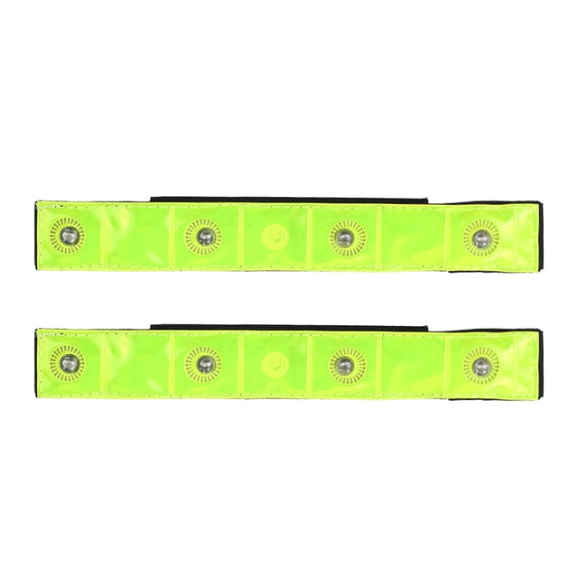 Correr Deportes al Aire Libre LED Nocturno de Seguridad Reflectante Pulsera de Muñeca para la Muñeca para Anardar en bicicleta