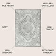 thumbnail image 2 of JONATHAN Y MODERN PERSIAN 9 x 12 Area Rug, Vintage Medallion - Light Gray, MDP100A-9, 2 of 5