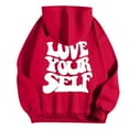 thumbnail image 4 of Hoodies Sweatshirt for Women Long Sleeve Pullover Sweatshirt Baggy Hoodies Red Hoodies Woman Womens Clothes Trendy Fall 2025 Young Women, 4 of 5