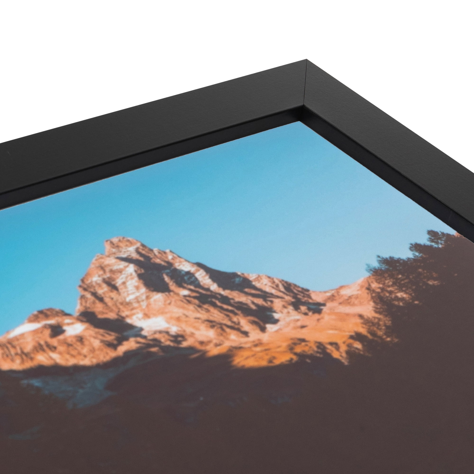 ArtToFrames 10x12 inch Black Picture Frame, Black MDF Poster Frame (3926)