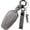 3-BTN-Grey, variant on Key Fob Cover Compatible with Fit for Changan CS35 CS55 CS75 Keychain Case Holder Protector,5-BTN-Orange