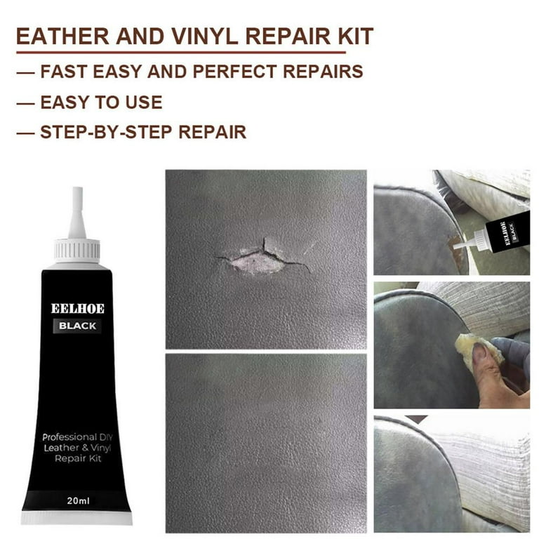 Advanced Leather Repair Kit Filler Vinyl DIY Car Seat Patch Sofa Rip Holes  New