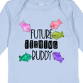 thumbnail image 4 of Inktastic Future Fishing Buddy with Colorful Fish Boys or Girls Long Sleeve Baby Bodysuit, 4 of 5