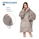 thumbnail image 2 of Sudadera Cobija Hoodie Mujer Hombre Con Capucha Suave, 2 of 7