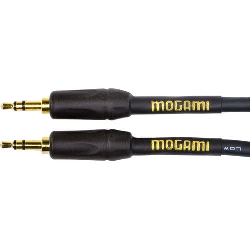 Mogami Gold 3.5-3.5-10 Stereo Audio Patch Cable, 3.5mm TRS Male Plugs, Gold Contacts, Straight Connectors, 10 Foot