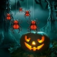 thumbnail image 3 of RKSTN Fall Decorations for Home Halloween Decorations Bar Papier Suspendu Araignée Pendentif Decorations, 3 of 8