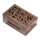 thumbnail image 5 of Caja de música de madera artesanal, caja de música antigua DIY para cumpleaños, mujeres, hombres, bodas Madera de nogal hueca, 5 of 9