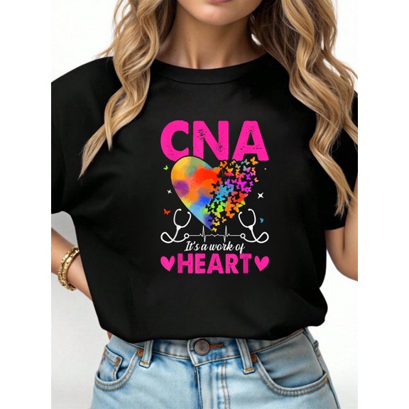 CNA It's A Work of Heart T-Shirt