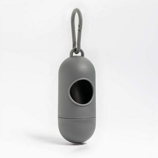 Cápsulas para pastillas para perros, bolsa para recoger excrementos, caja de almacenamiento portátil, dispensador de bolsas de basura LED para mascotas