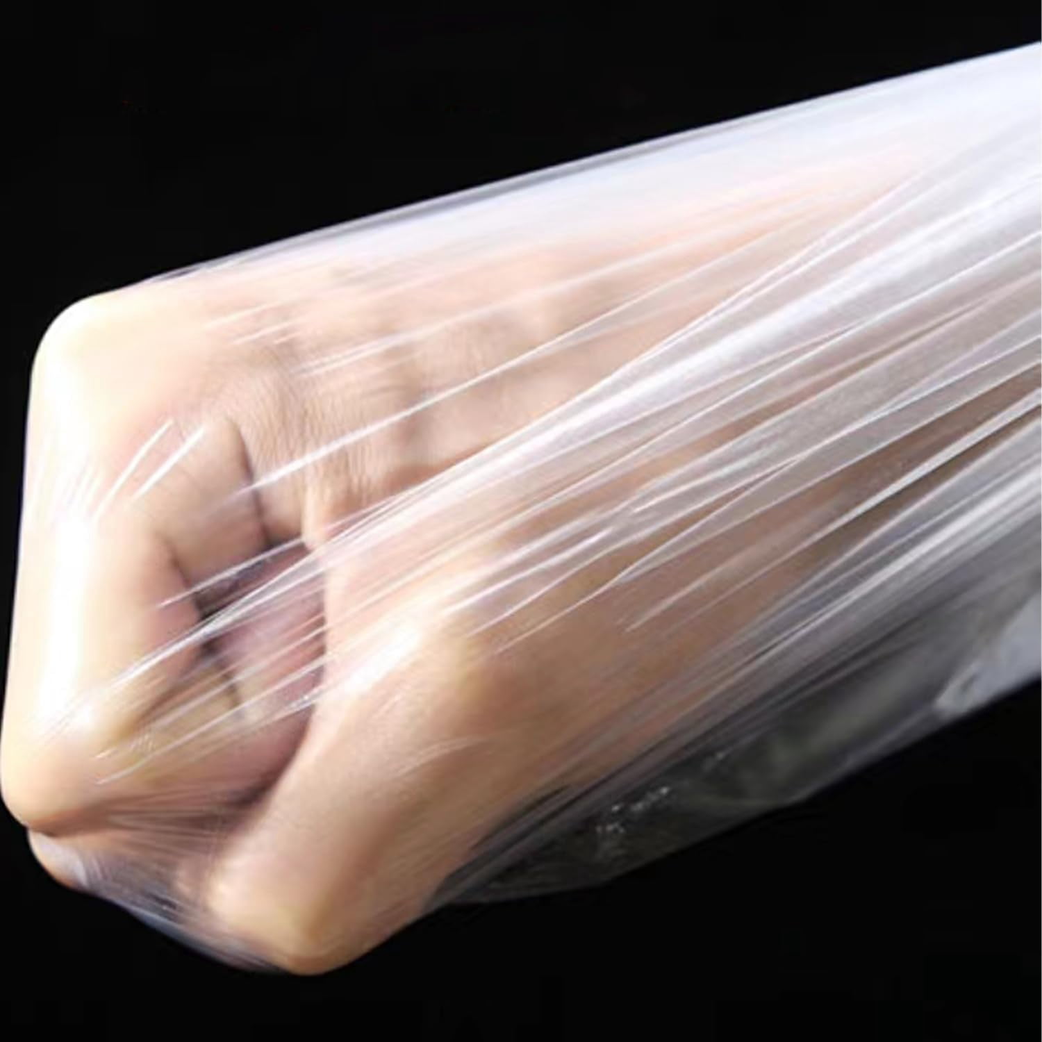 Kitchen Trash Bags, Disposable Garbage Bags 5 Rolls/250PCS, Trash Bags for Home/Office/Kitchen/Bathroom, Small Trash Bags, Clear,17"(L) * 17"(W)