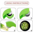 thumbnail image 2 of 2 Picadoras manuales con 6 cuchillas de acero inoxidable, picadora de rodillos, 2 of 4