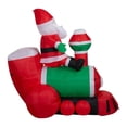 thumbnail image 3 of Inflable Holiday Time Decoración inflable de altura 205 cm - Escena de tren de Papá Noel LG, 3 of 4