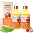 thumbnail image 1 of Aceites Corporales Umpeimvon Fresa Gua Sha con Vitamina C y E Paquete de 2, 1 of 7
