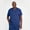 Navy Blue, variant on Antimicrobial Scrub Men’s Premium V-neck Top, XXL, Navy Blue