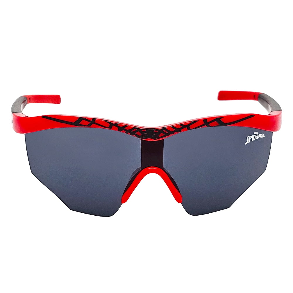 Spiderman Mirror Lens Sports Wrap Sunglasses