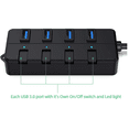 thumbnail image 2 of Usb 3.0 Hub Splitter 4 Ports With Led Indicators, 2 of 8