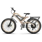 Kadyn Ebike,Electric Bike,Electric Mountain Bike,Electric Bicycle,AOSTIRMOTOR 26" 1500W Electric Bike Fat Tire 48V 15AH Removable Lithium Battery for Adults S18-1500W